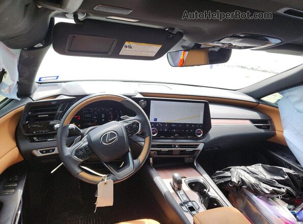 2T2BAMBA9RC042605 2024 LEXUS RX White წინა პანელის ხედი