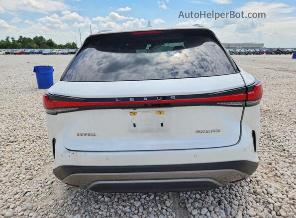 2T2BAMBA9RC042605 2024 LEXUS RX White უკანა ხედი
