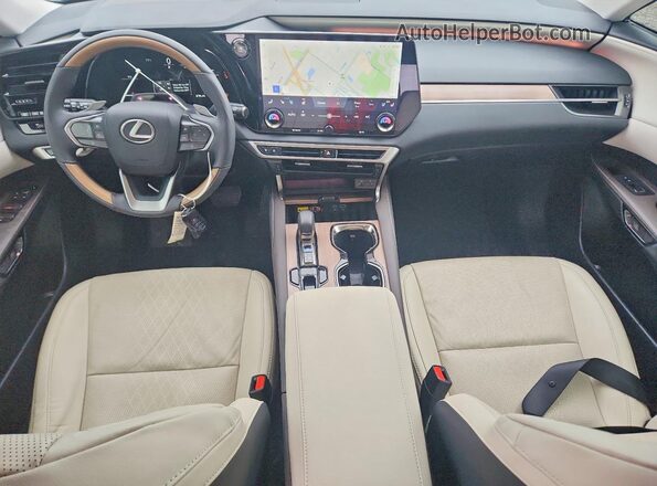 2T2BAMBA9SC056624 2025 LEXUS RX Orange Vista del salpicadero