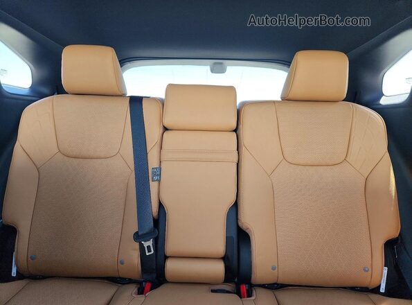 2T2BAMCA1SC122095 2025 LEXUS RX White უკანა სავარძლების ხედი