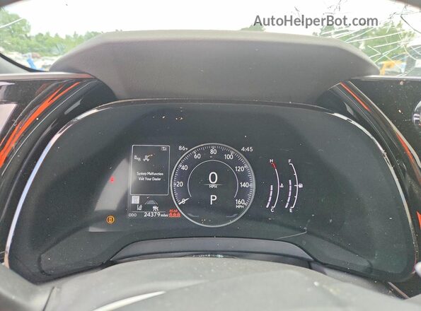 2T2BAMCA2RC061172 2024 LEXUS RX Gray Вид щитка приладів