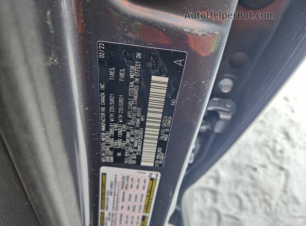 2T2BAMCA3PC009854 2023 LEXUS RX Black VIN კოდის სტიკერის ხედი