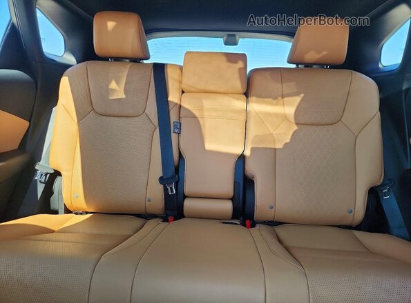 2T2BAMCA3RC073346 2024 LEXUS RX Red Вид задніх сидінь