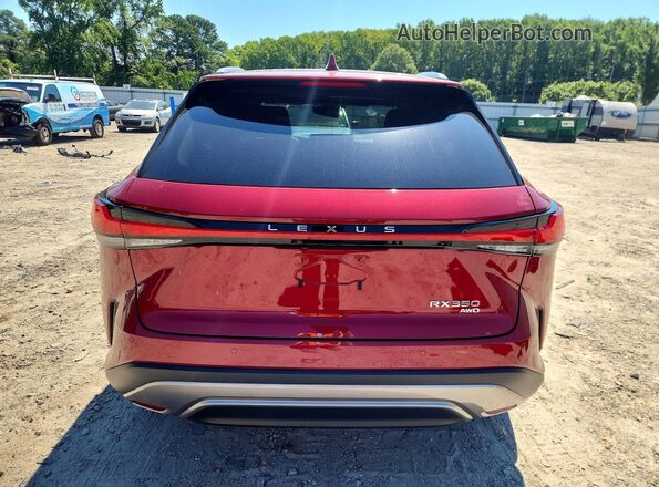 2T2BAMCA3RC073346 2024 LEXUS RX Red Вид ззаду
