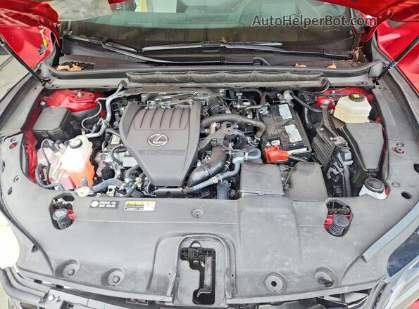 2T2BAMCA3SC116881 2025 LEXUS RX Red ძრავის განყოფილების ხედი