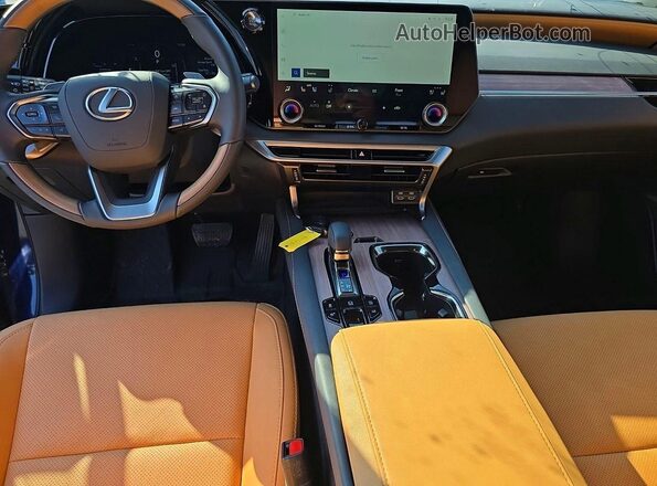 2T2BAMCA4SC109342 2025 LEXUS RX Blue Вид панелі приладів