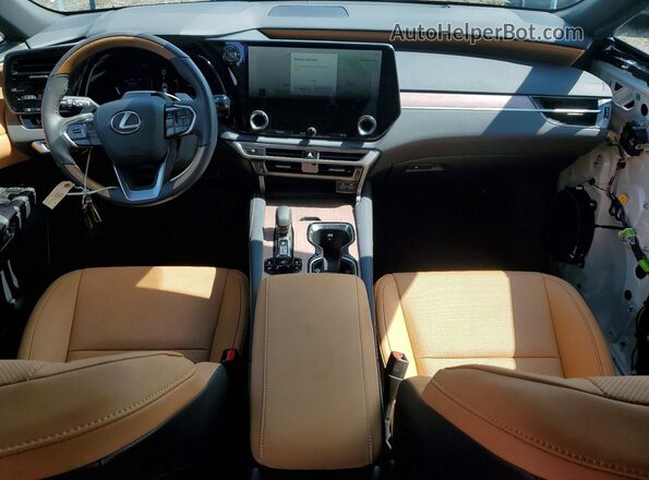 2T2BAMCA4SC123676 2025 LEXUS RX White Vista del salpicadero