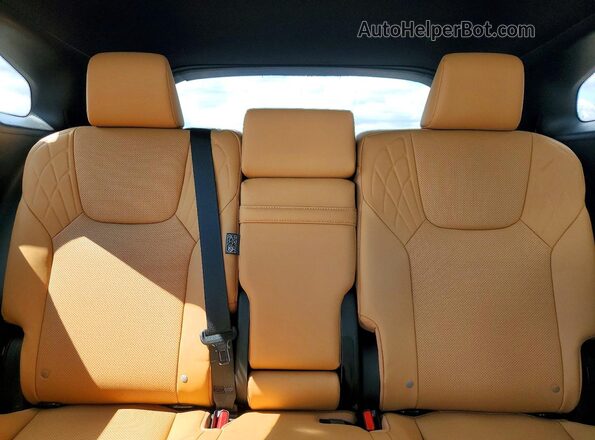 2T2BAMCA4SC123676 2025 LEXUS RX White Vista de los asientos traseros
