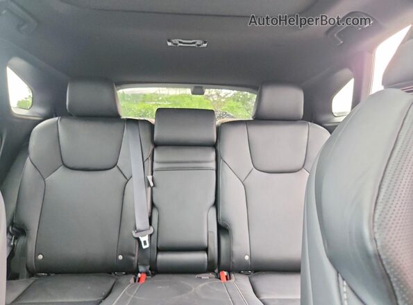 2T2BAMCA6PC034540 2023 LEXUS RX Gray Vista de los asientos traseros
