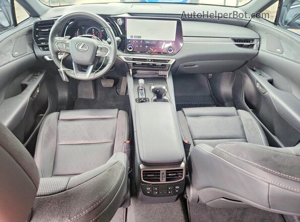 2T2BAMCA6RC042673 2024 LEXUS RX Black წინა პანელის ხედი