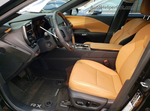 2T2BAMCA7SC118732 2025 LEXUS RX Black Vista interior delantera