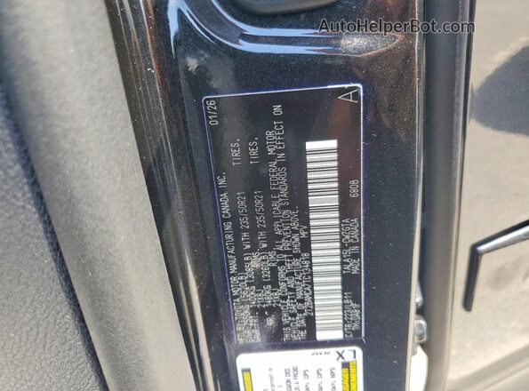 2T2BAMCA7TC134818 2026 LEXUS RX Black Widok wnętrza 360 stopni