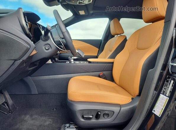 2T2BAMCA8TC127554 2026 LEXUS RX Black Widok wnętrza z przodu