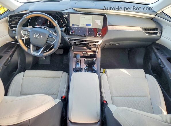 2T2BAMCA9SC097656 2025 LEXUS RX White წინა პანელის ხედი