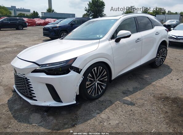 2T2BAMCA9TC138336 2026 LEXUS RX 350 White Vista tres cuartos delantera izquierda