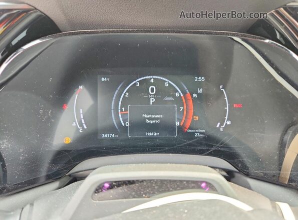 2T2BAMCAXRC052669 2024 LEXUS RX Black Widok zestawu wskaźników