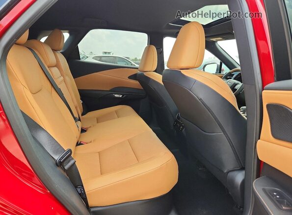 2T2BAMCAXTC130987 2026 LEXUS RX Red Widok wnętrza z tyłu