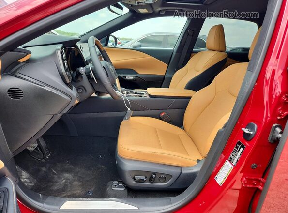 2T2BAMCAXTC130987 2026 LEXUS RX Red Widok wnętrza z przodu
