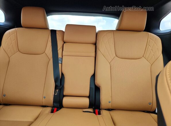 2T2BAMCAXTC130987 2026 LEXUS RX Red Widok tylnych siedzeń