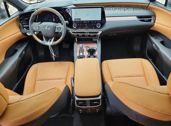 2T2BAMCAXTC130987 2026 LEXUS RX Red Widok deski rozdzielczej