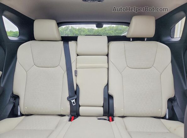 2T2BAMCAXTC148745 2026 LEXUS RX Black Rear seats view