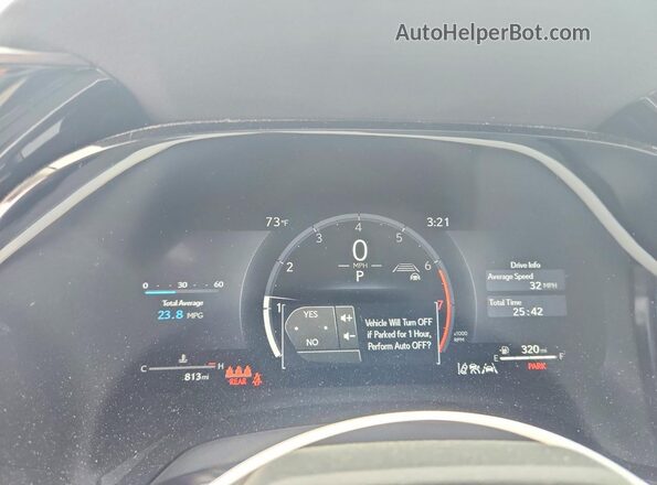 2T2BAMCAXTC148745 2026 LEXUS RX Black Instrument cluster view