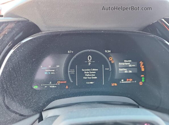 2T2BBMCA1TC138232 2026 LEXUS RX Red Вид щитка приладів