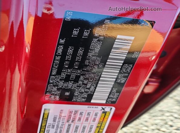 2T2BBMCA1TC138232 2026 LEXUS RX Red Панорамний вид салону 360°