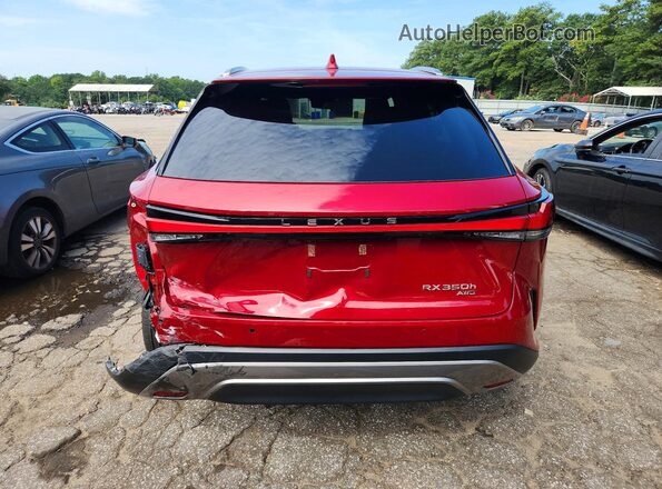 2T2BBMCA4RC027117 2024 LEXUS RX Red Rear view