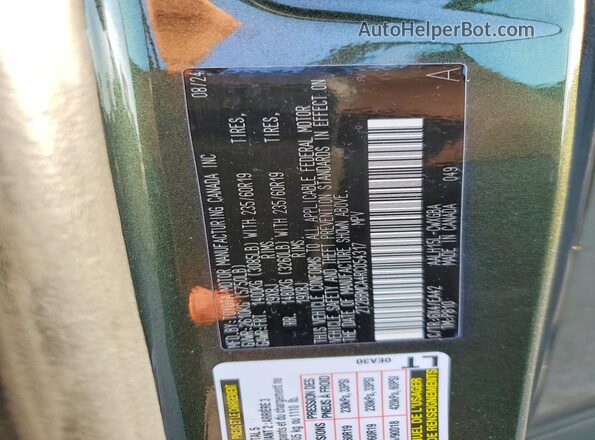 2T2BBMCA4RC054317 2024 LEXUS RX Green 360 interior view