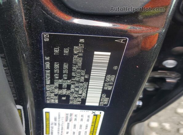 2T2BBMCA4SC104932 2025 LEXUS RX Black VIN sticker view