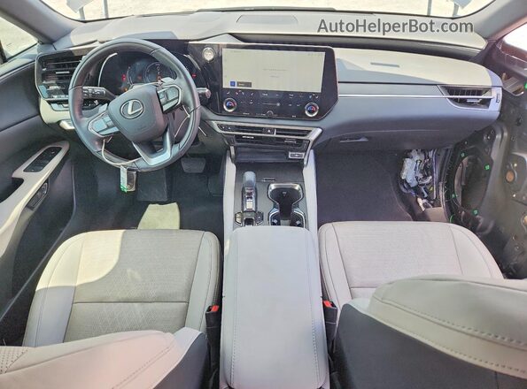 2T2BBMCA5RC027059 2024 LEXUS RX Gray Widok deski rozdzielczej