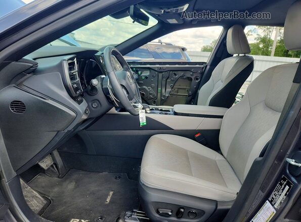2T2BBMCA5RC027059 2024 LEXUS RX Gray Widok wnętrza z przodu