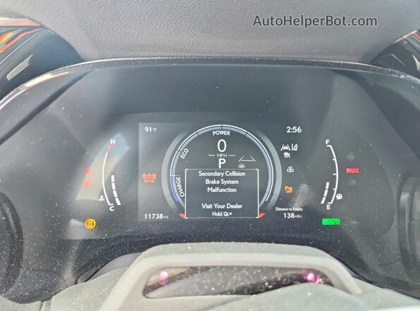 2T2BBMCA5RC027059 2024 LEXUS RX Gray Widok zestawu wskaźników