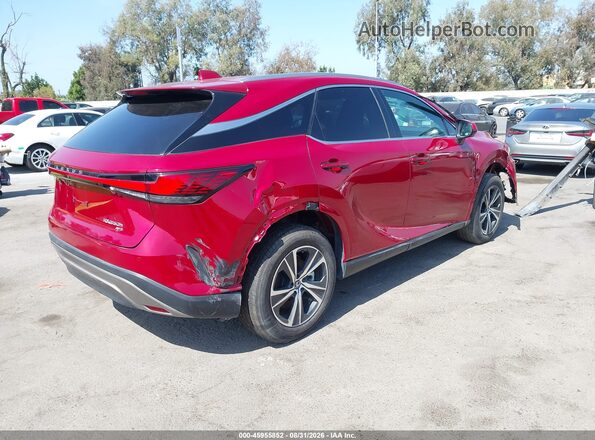 2T2BBMCA5RC042435 2024 LEXUS RX 350H Red უკანა მარჯვენა