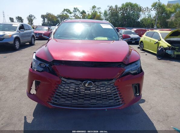 2T2BBMCA5RC042435 2024 LEXUS RX 350H Red ხელსაწყოთა პანელის ხედი