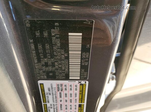 2T2BBMCA6RC058059 2024 LEXUS RX Серый Вид наклейки с VIN-кодом