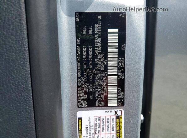 2T2BBMCA6TC140381 2026 LEXUS RX Silver Vista del compartimento del motor