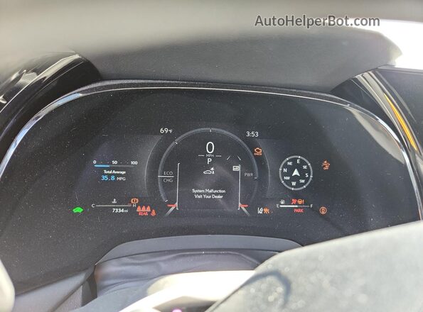 2T2BBMCA9SC073094 2025 LEXUS RX Black Instrument cluster view