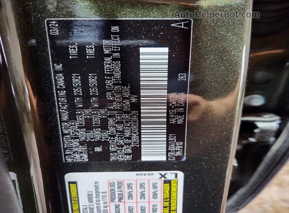 2T2BBMCAXRC038428 2024 LEXUS RX Green ძრავის განყოფილების ხედი