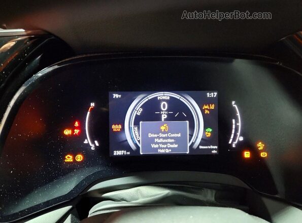 2T2BBMCAXRC038428 2024 LEXUS RX Green ხელსაწყოთა პანელის ხედი