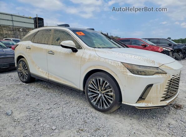 2T2BBMCAXSC068180 2025 LEXUS RX White Przód prawy