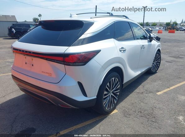 2T2BBMCAXSC087425 2025 LEXUS RX 350H White Задня права чверть