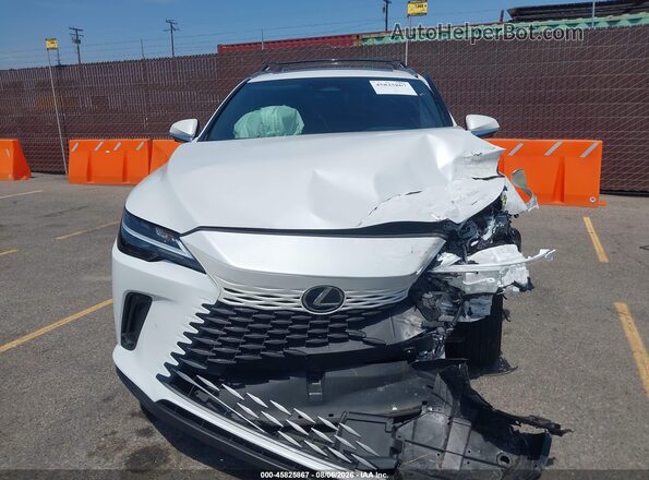 2T2BBMCAXSC087425 2025 LEXUS RX 350H White Вид щитка приладів