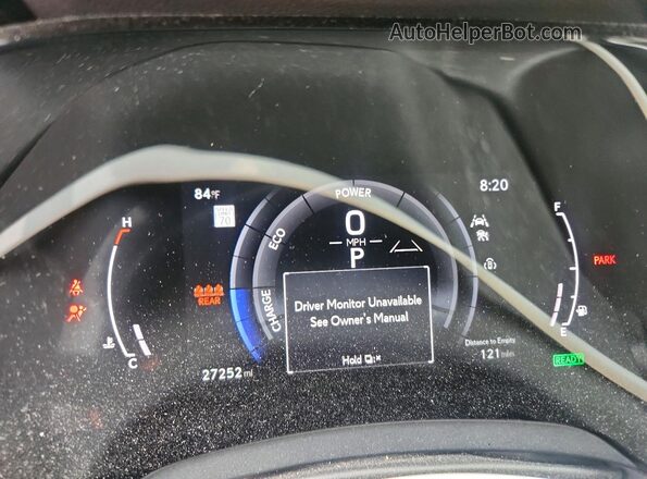 2T2BCMEA0PC008295 2023 LEXUS RX White Widok zestawu wskaźników