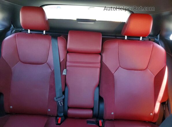 2T2BCMEA1PC003770 2023 LEXUS RX Black Vista de los asientos traseros