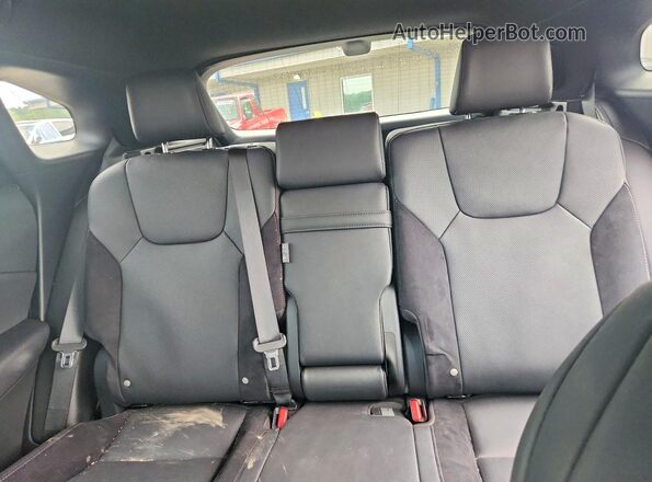 2T2BCMEAXSC021256 2025 LEXUS RX Black Widok tylnych siedzeń
