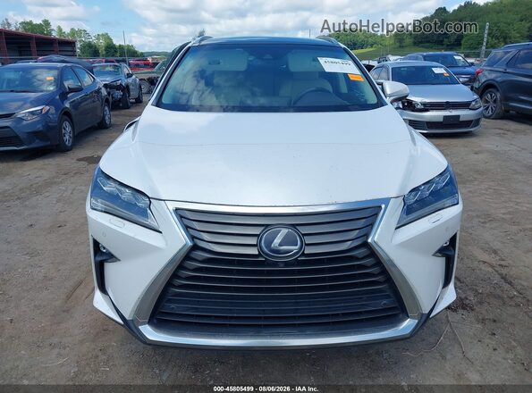 2T2BGMCA0HC019340 2017 LEXUS RX 450H White Սարքավորումների վահանակի տեսք