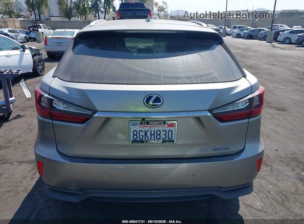 2T2BGMCA0KC032502 2019 LEXUS RX 450H Champagne 