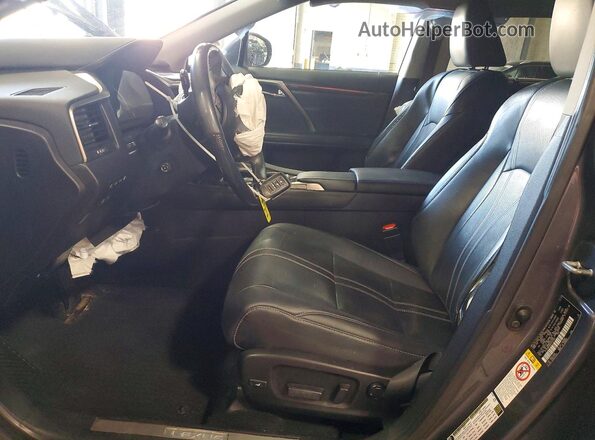2T2BGMCA0KC033181 2019 LEXUS RX Gray წინა სალონის ხედი